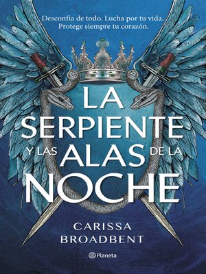 cover image of La serpiente y las alas de la noche